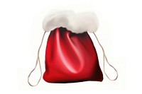 Christmas bag white background accessories accessory. AI generated Image by rawpixel.