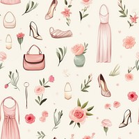 Dress outfit pattern backgrounds . AI generated Image by rawpixel.