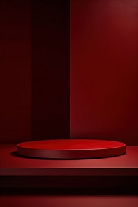Circular lighting red darkness. AI generated Image by rawpixel.