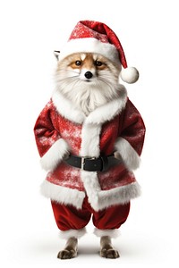 Fox costume christmas mammal. AI generated Image by rawpixel.