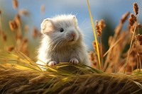 Rodent hamster animal mammal. AI generated Image by rawpixel.