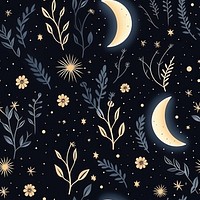 Magic moon night pattern astronomy outdoors. AI generated Image by rawpixel.