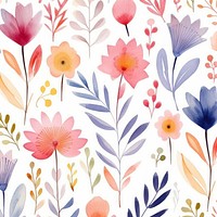 Magic flower pattern backgrounds plant. AI generated Image by rawpixel.
