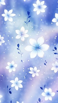 Magic flower pattern backgrounds blossom. AI generated Image by rawpixel.
