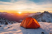 Tent recreation mountain outdoors. AI generated Image by rawpixel.