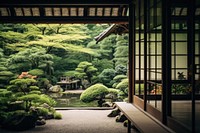 Garden japanese style nature architecture building. AI generated Image by rawpixel.