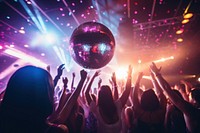 Party disco nightlife nightclub. AI generated Image by rawpixel.