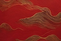 Wavy texture red gold art backgrounds. AI generated Image by rawpixel.
