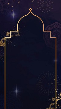 Blue mosque frame iPhone wallpaper, Diwali festival