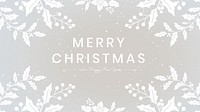 Merry Christmas  blog banner template