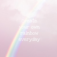 Self-esteem quote Instagram post template
