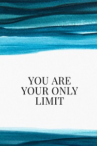 Blue quote template