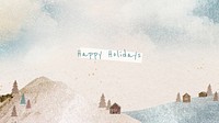 Merry Christmas blog banner template