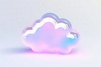 Cloud shape nature purple. AI generated Image by rawpixel.