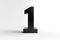 PNG Number 1 number symbol black. AI generated Image by rawpixel.