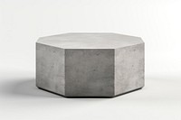 PNG Hexagon cylinder furniture concrete table. AI generated Image by rawpixel.