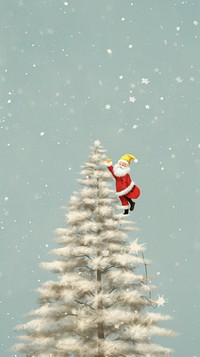 Christmas tree celebration outdoors. AI generated Image by rawpixel.