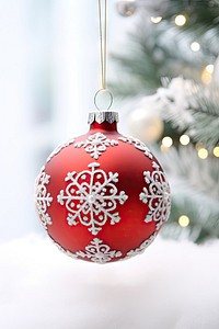 Christmas decoration christmas ornament white. AI generated Image by rawpixel.