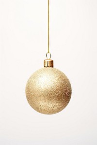 Christmas ornament gold christmas hanging. AI generated Image by rawpixel.