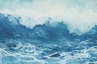 Wave backgrounds nature ocean. AI generated Image by rawpixel.
