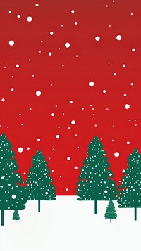 Green christmas trees backgrounds plant snow. AI generated Image by rawpixel.
