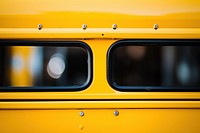 Yellow school bus vehicle car transportation. AI generated Image by rawpixel.