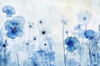 Cyanotype art backgrounds painting flower. AI generated Image by rawpixel.