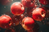 Red apples underwater fruit plant. AI generated Image by rawpixel.