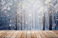Snowy forest background winter wood backgrounds. AI generated Image by rawpixel.