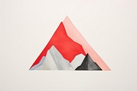 Mountain art creativity triangle. AI generated Image by rawpixel.