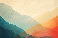 Mountain backgrounds abstract painting. AI generated Image by rawpixel.
