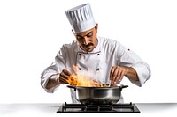 Chef cooking kitchen adult food. AI generated Image by rawpixel.