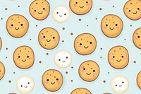 Biscuit pattern backgrounds cookie. AI generated Image by rawpixel.