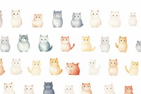 Cat playing full body backgrounds pattern animal. AI generated Image by rawpixel.