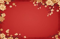 Chinese new year backgrounds flower plant. AI generated Image by rawpixel.