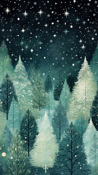 Festive Christmas tree christmas backgrounds outdoors. AI generated Image by rawpixel.