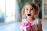 Birthday child gift girl. AI generated Image by rawpixel.