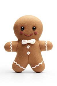 Gingerbread man snowman cookie food. AI generated Image by rawpixel.