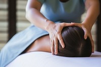 Massage female adult woman. AI generated Image by rawpixel.
