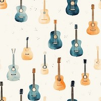 Guitar backgrounds pattern arrangement. 