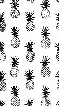 Pineapple backgrounds pattern plant. AI generated Image by rawpixel.