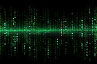 Digital green black background backgrounds binary code illuminated. AI generated Image by rawpixel.