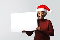 Santa hat female adult happy. AI generated Image by rawpixel.