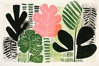 Jungle art painting collage. AI generated Image by rawpixel.