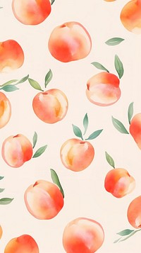Peach backgrounds pattern apple. AI generated Image by rawpixel.