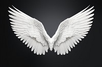 White angel bird wing. AI generated Image by rawpixel.