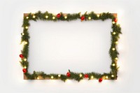 Christmas lights rectangle shape decoration christmas christmas lights white background. AI generated Image by rawpixel.