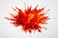 Fire Explode backgrounds fire white background. AI generated Image by rawpixel.