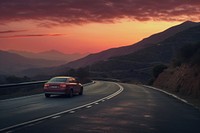 Road car landscape mountain. AI generated Image by rawpixel.