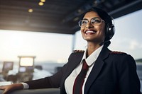 Indian woman smiling glasses adult. 